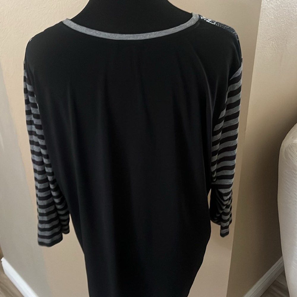 Multiples Patterned Women's Tunic Top size XL - Picture 4 of 5